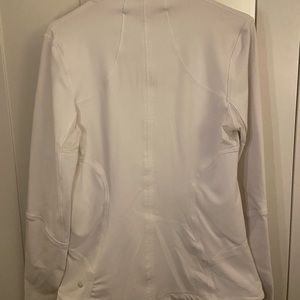 White Lululemon Zip-Up Jacket